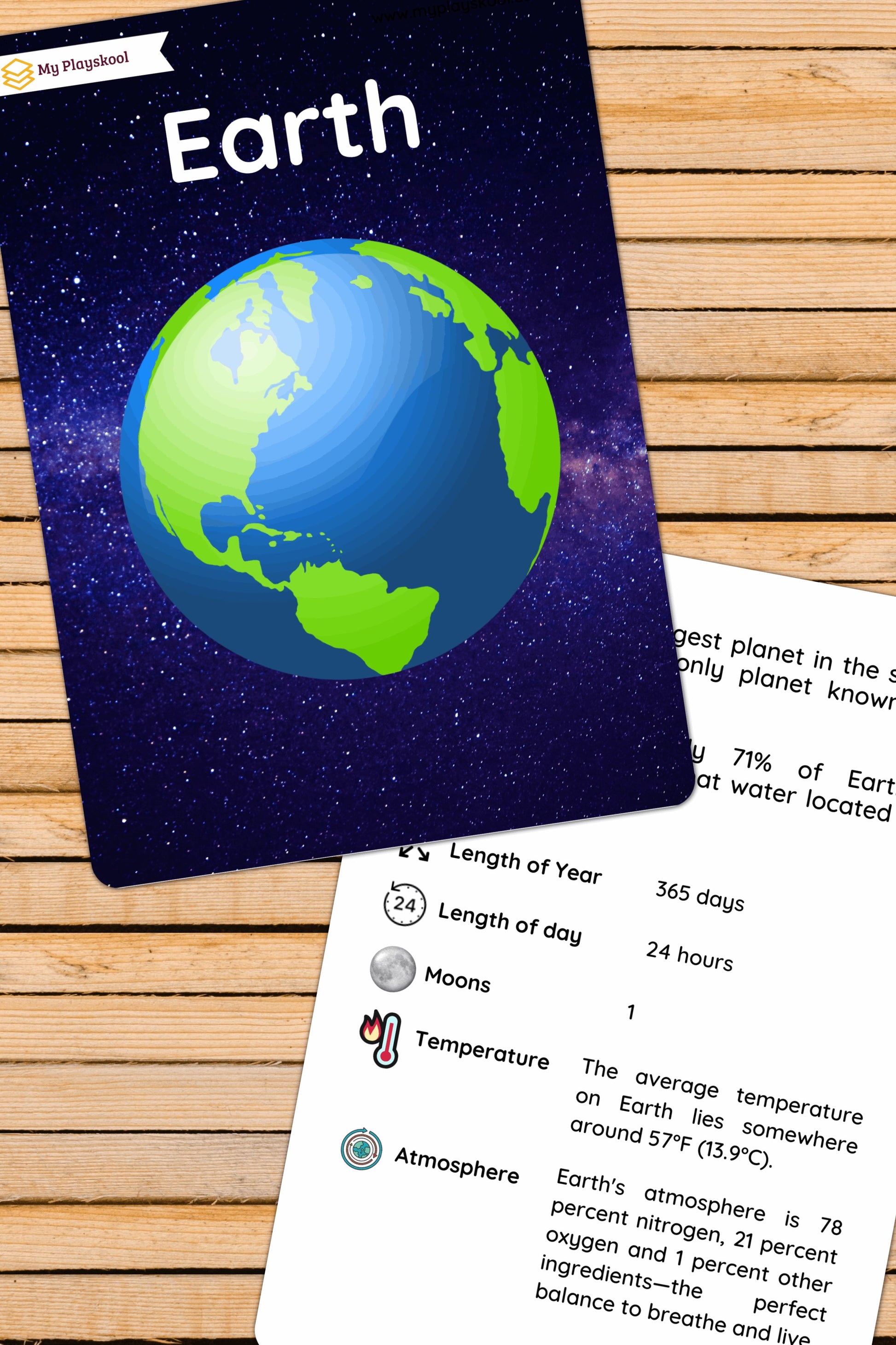 Solar System Flashcards with Fun Games